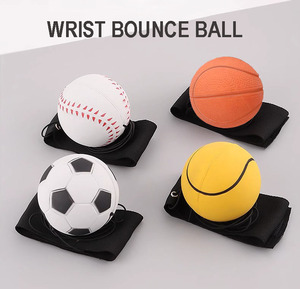 Cổ tay trở lại bóng cao su thể thao bóng với dây đeo cổ tay và chuỗi reboun cho tập thể dục chơi - Product Image 5