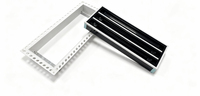 Nouvelle grille de ventilation de plafond linéaire en plastique ABS dissimulée, réglable, moderne, de style victorien, personnalisable