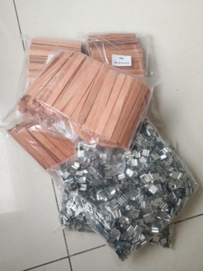 ไส้เทียนไม้คุณภาพสูงขายส่ง วัสดุไม้รักษ์โลก 100% อุปกรณ์ทำเทียน DIY - Product Image 1