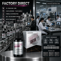 CarSusChem OEM 12H 7 Años 50ML Recubrimiento Cerámico de Borofeno para Detallado de Automóviles, Protección de Pintura de Coche, Motor, Yate, Super Brillo, Hidrofóbico