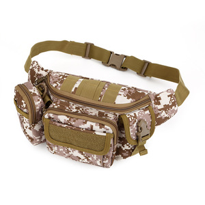 Lingzhen Sports Camo Tactical Ciclismo Riñonera Vientre al aire libre Móvil Hombres Solo hombro Crossbody Multiusos Ocio - Product Image 3