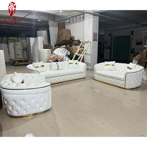 Set di Divani per Soggiorno Personalizzato da Produttore Professionale, Divani da Salotto in Velluto, Arredamento per Casa e <span class=keywords><strong>Hotel</strong></span> - Product Image 6