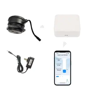 Kablosuz Zigbee Tuya mobil uygulama dedektörü su akaryakıt sıvı seviye sensörü Alarm göstergesi uzaktan tankı monitör