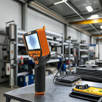 BRK-30 Pro Boroscopio Industrial con Lente de 2 mm, Cámara Endoscópica Modular de 360°, Pantalla IPS de 5 Pulgadas, Sondas Intercambiables, Clasificación IP67, LED