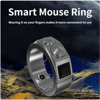 Nuevo Anillo Ratón Inteligente 2026 con Gafas AR para Presentaciones PPT, Control Remoto por Dedo para Aplicaciones Air Mouse, Resistente al Agua IP68, Compatible con PC y Mac RM10