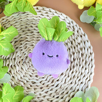 Kawaii Hot Fruit Series Poupée Aubergine Caoutchouc Légumes En Peluche Jouet Cerise Maïs Mignon Poupée Machine Cadeau Fourrure Nylon