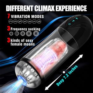 Vagina Realista en Oferta, Copa de Masturbación con 7 Modos de Empuje Automático, Juguete Sexual con Succión para Hombre - Product Image 3