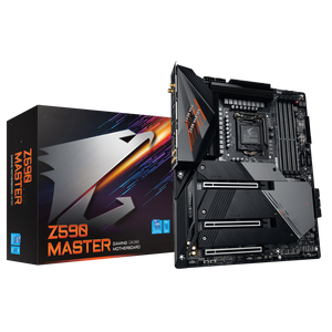 GIGABYTE <span class=keywords><strong>Z590</strong></span> AORUS MASTER (รุ่นที่ 1) เมนบอร์ด <span class=keywords><strong>Z590</strong></span> AORUS MASTER เมนบอร์ด CPU DDR4 128GB LGA1200 <span class=keywords><strong>MSI</strong></span> Z690 สำหรับพีซี - Product Image 1