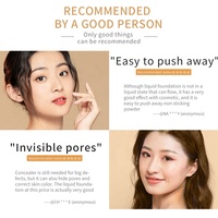 OEM label pribadi panjang cakupan penuh tahan air BB CC krim make up fit me foundation pribadi label foundation cair rias