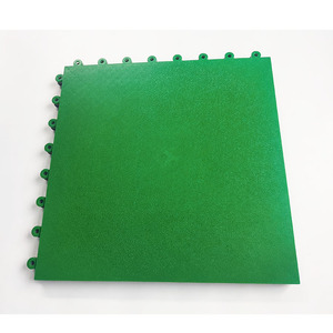 Customizable PVC Vinyl Interlocking Garage Floor Tiles 6mm/7mm Modular Installation for Flexible Indoor Layouts - Product Image 1