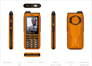 Gốc 5000mAh push <span class=keywords><strong>button</strong></span> điện thoại 4 Sim tính năng điện thoại di động mở khóa - Product Image 3