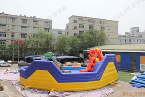 Grand parc aquatique gonflable flottant avec toboggan, parc aquatique avec parcours d'obstacles pour lac, piscine, mer, aire <span class=keywords><strong>de</strong></span> jeux aquatique pour adultes et enfants - Product Image 5