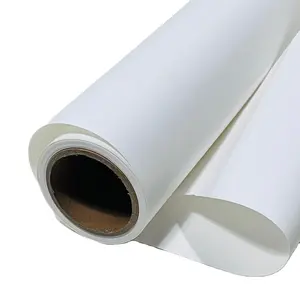 エコソルベント印刷機に適した白い印刷可能な壁紙ロール不織布壁紙家の装飾