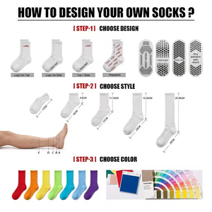 Customizable Embroidered <b>Socks</b> Wholesale Sweat-Absorbent Gym <b>Socks</b> Custom Logo Odor-Resistant Premium <b>Socks</b> Crew Men - Product Image 4