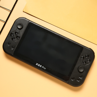 Console de jeu portable X80 PRO avec écran IPS 7 pouces en couleur, 16 Go, double joystick, processeur quadricœur, prise en charge TV, MP3 et vidéo