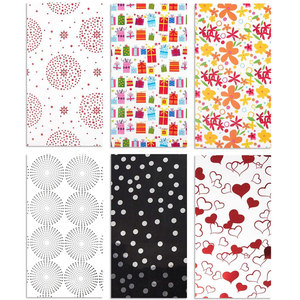 Özel baskı logosu doğum günü sevgililer günü noel doku hediye zanaat sarma kağıdı rulosu özel - Product Image 2