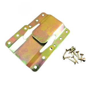 סיטונאי ריהוט ברזל ספה תליית מיטת צלחת אטב עץ מחבר ריהוט ספה מיטה ציר סוגר - Product Image 2