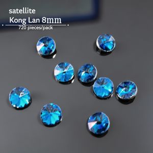 Accessoires de vêtements en cristal diamanté + Strass en verre K9 à fond pointu coloré pour bijoux et décoration d'ongles - Product Image 6