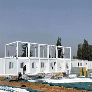 Maisons conteneurs mobiles préfabriquées en acier de 20 pieds, design moderne avec panneaux sandwich extérieurs, garantie 1 an, villas et toilettes - Product Image 1