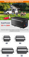 12V DC Tragbarer Warmwasserbereiter mit Edelstahl-Innentank, Energieeffizient, Langlebiger Kunststoffkörper für Wohnmobile, Outdoor-Camping und Vans