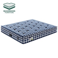 Matelas en mousse et tissu au design moderne, en latex naturel, tailles Queen et King, pour villas haut de gamme, chambres et hôtels – Vente en gros usine