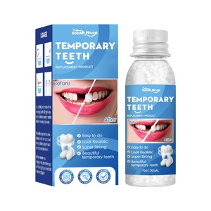 Riabilitazione orale: crema temporanea per il viso e lozione per il viso riparazione dentale temporanea
