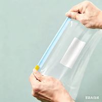 Fournisseur chinois d'usine, sacs en plastique LDPE écologiques, imprimés sur mesure, avec glissière, pour le bureau