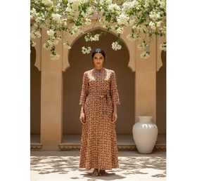 Vestido Cambric Gloria de Lino para Mujer, Corte Holgado, Estilo Casual de Verano, con Botones, Midi, Transpirable, para Uso Diario, Vacaciones - Product Image 2