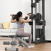 Machine à câble multifonctionnelle pour soulevés latéraux, équipement de gym robuste pour exercices d'extension des bras et entraînement de force de tout le corps