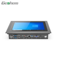 PC de Panel Versátil, Sin Ventilador, Resistente al Agua, con Procesador Intel Core I3/i5/i7 de 12.ª Generación, con Windows 10/11/Linux, para Sistemas de Automatización Industrial de Montaje en Pared