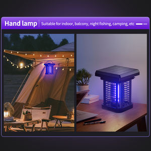 Lámpara Mata Mosquitos Portátil con Luz UV LED Sólida, para Control de Plagas en Jardines y Granjas, Uso en Exteriores - Product Image 2
