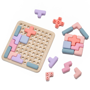 Đồ chơi giáo dục trẻ em giá xuất xưởng, đồ chơi xếp hình silicon, trò chơi mầm non, đồ chơi Montessori - Product Image 4