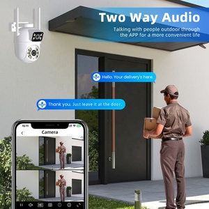 Cámara de Vigilancia de Alta Calidad con Almacenamiento en la Nube, 1080p <span class=keywords><strong>Full</strong></span> <span class=keywords><strong>HD</strong></span>, Cámara IP V380 Pro PTZ, Doble Lente, Icsee, Wifi - Product Image 3