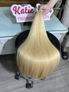 Extensions de cheveux humains vierges à 100% du Vietnam, cuticules alignées, double trame, 8 à 32 pouces, douces et brillantes, résistantes, sans nœuds - Product Image 4
