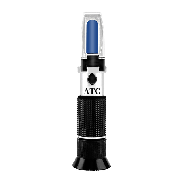 High Accurate Brix Measurement Tool 0~90% Handheld Brix Refractometer with ATC for Fruit Beverages&Juice Honey Maple Syrup