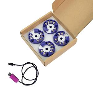 ตัวแปลงสัญญาณเทอร์โมคัปเปิลแบบตั้งโปรแกรมได้ K PT100 <span class=keywords><strong>4</strong></span>-20mA รองรับอินพุต TC RTD  <span class=keywords><strong>4</strong></span>-20mA เอาต์พุต  แบบติดหัว  วัดอุณหภูมิ  OEM ODM พลาสติก - Product Image 1