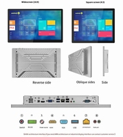 Sinmar 10 12 15 17 19 pouces écran tactile industriel Plc moniteur carré Monitores Industriales Hmi panneau d'affichage intelligent industriel
