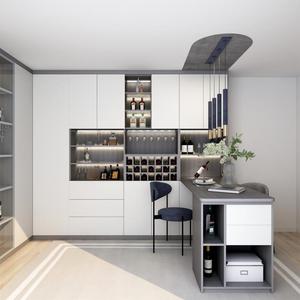<span class=keywords><strong>Homedee</strong></span> Conception personnalisée Motif en bois naturel Bois massif Contreplaqué Cuisine Maison Armoire de rangement - Product Image 5