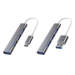 A809 de alta velocidad 4 en 1 USB Hub Dock Station 4 puertos USB C HUB adaptador para dispositivos Xiaomi Macbook Multi Splitter Dock para computadoras portátiles - Product Image 1