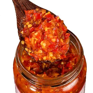 Китай высокое качество соленые огурцы чили паста маринованный перец-хорошая острая еда для добавления меню