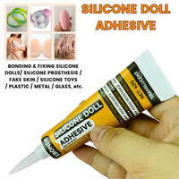 Colle adhésive puissante pour silicone, plastique, métal, verre - Répare les poupées en silicone, les prothèses, les jouets et plus encore 42G