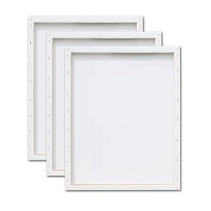 Cadre en toile de coton blanc extensible personnalisé en gros pour artistes, peinture à l'huile et acrylique, cadre photo vierge, taille personnalisée - Product Image 1