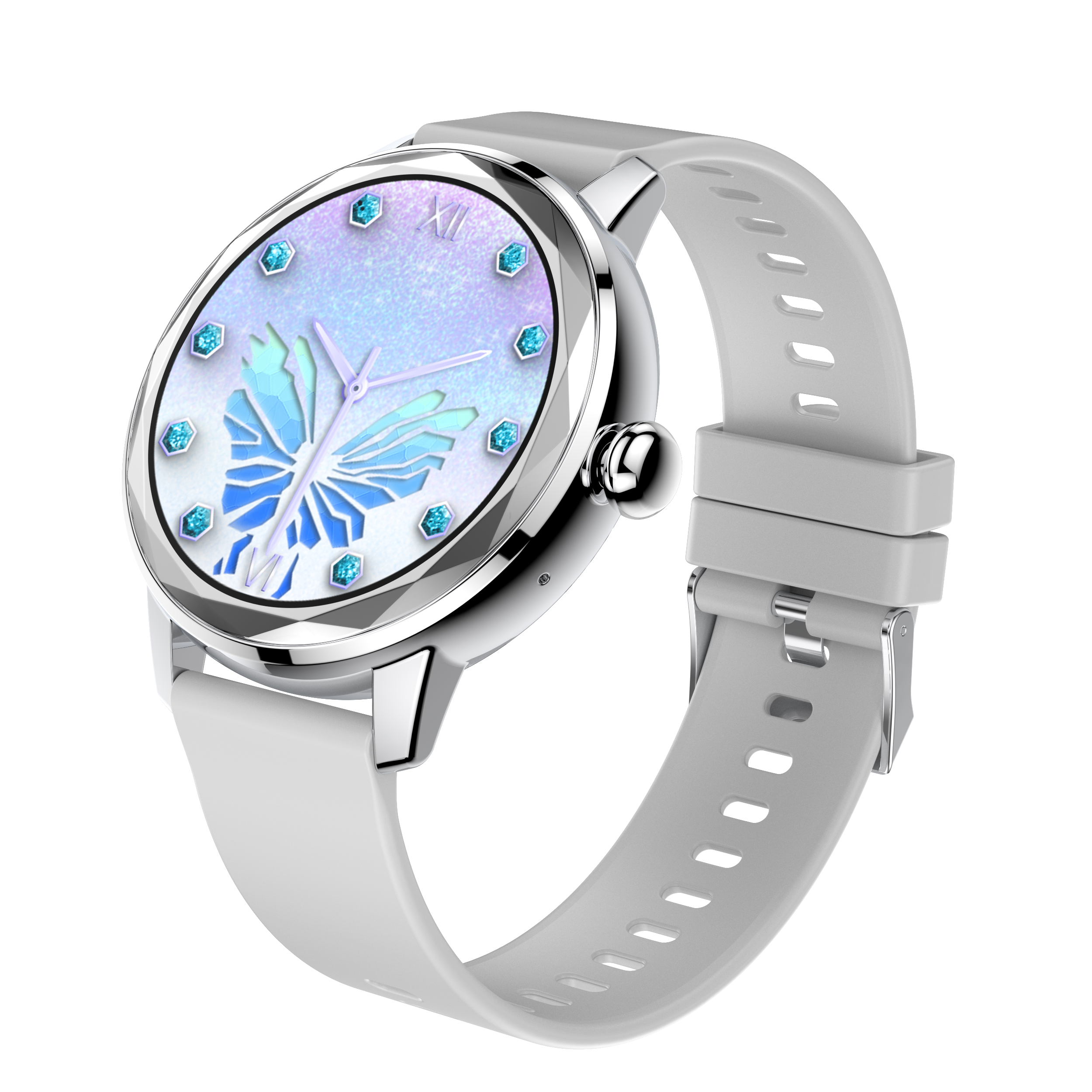 silver metal+silicone