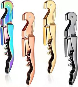 Abridor de Botellas de Vino Multifuncional de Acero Inoxidable con Baño de Oro Personalizado al por Mayor para Actividades de Bodas y Fiestas - Product Image 6