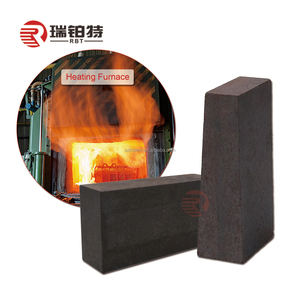 Ladrillo de cromo de magnesia combinado directamente Precio de ladrillo refractario de magnesita - Product Image 1