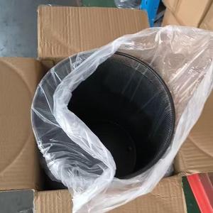 ตะกร้าเก็บของแบบกาเบียน ขนาด 30x24x34 ซม. ทำจากลวดเหล็กกล้าคาร์บอนต่ำ ชุบสังกะสี รูสี่เหลี่ยมเจาะรู - Product Image 5
