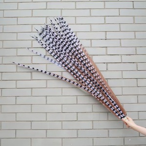 Plumes de faisan artificielles de couleur naturelle, plumes synthétiques de qualité supérieure pour <span class=keywords><strong>la</strong></span> décoration de carnaval, prix d'usine - Product Image 4