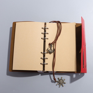 2024 <span class=keywords><strong>idee</strong></span> di novità Vintage Travel Planner Notepad in pelle a fogli mobili per diario diario Retro taccuino in pelle - Product Image 3