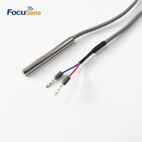Sensor de Temperatura RTD Focusens ODM OEM de Alta Temperatura PRT PT100 PT500 PT1000 300 Grados C para Aire Acondicionado