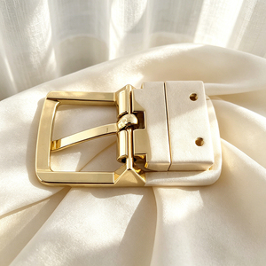Hebilla de Cinturón Ecológica con Anillo en D, Acabado Mate de Aleación de Zinc, Cierre para Cinturones Decorativos y de Regalo para Mujer - Product Image 2